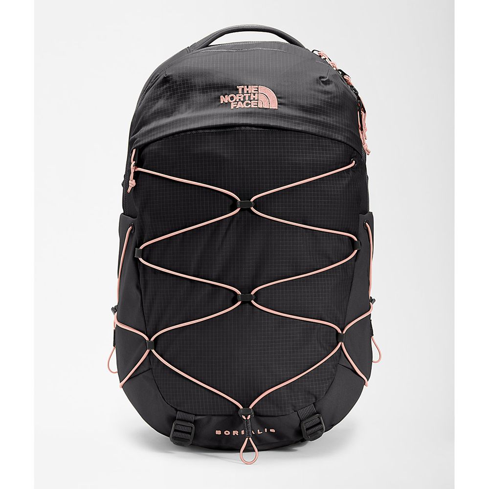 The North Face Backpacks Womens Australia - The North Face Borealis Black / Rose (OME-209534)